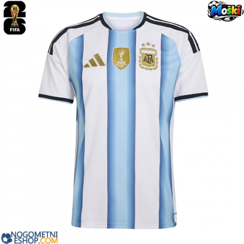 Moški Nogometni dresi Argentina Domači SP 2026 Kratek Rokav